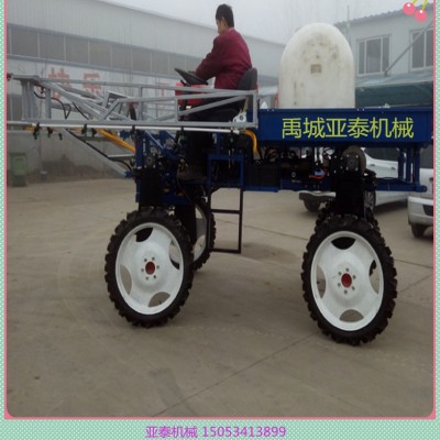 亞泰四輪四驅打藥機 ZP3 噴藥機、水田自走式噴桿噴霧機可定制