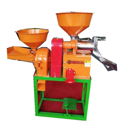 小型家用組合碾米機40打米機21粉碎機精米機大米水稻谷去皮脫殼機