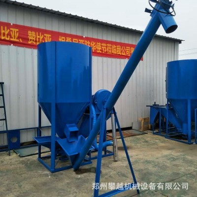 1000公斤飼料攪拌粉碎一體機 養(yǎng)殖飼料粉碎機 大型飼料儲存攪拌罐