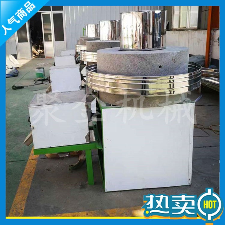 臨沂雜糧面粉電動(dòng)石磨電動(dòng)雜糧煎餅?zāi)ズザ節(jié){石磨