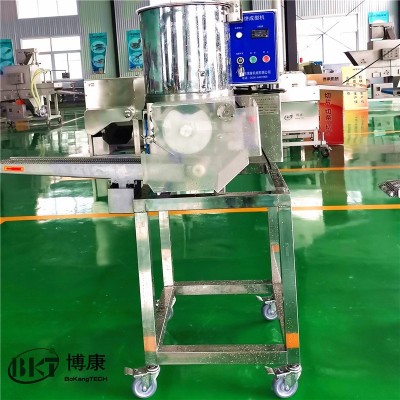 全自動肉餅成型機 卡通雞塊成型裹涂生產(chǎn)線 福建蝦餅機成型機
