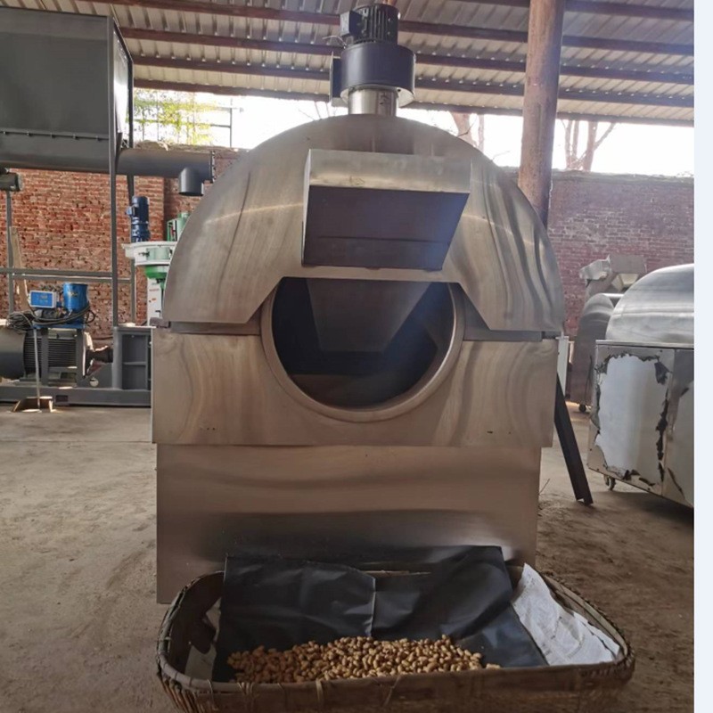 廠家直銷芝麻花生炒貨機 瓜子加鹽炒貨機 電磁不銹鋼全自動炒貨機