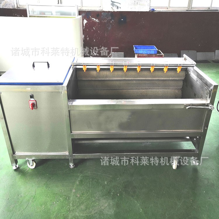 毛輥去皮機(jī) 整機(jī)304不銹鋼材質(zhì)制作 毛輥毛刷清洗去皮機(jī)器