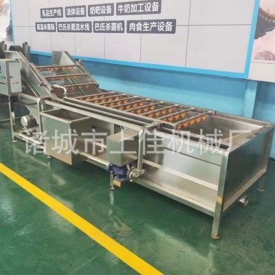海蠣子毛刷清洗機 去泥去皮果蔬清洗機 多功能毛輥清洗設備