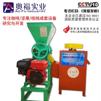 咖啡鮮果脫皮脫膠組合機(jī)150-800kgh t脫殼機(jī) 咖啡脫膠清洗機(jī)高效