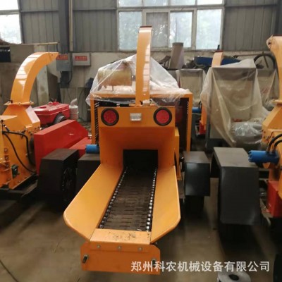 柴油機移動式粗細樹干樹枝粉碎機 綠化樹枝垃圾粉碎機 現貨充足