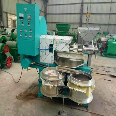 自動大豆榨油機 螺旋花生榨油機 茶籽榨油生產線占地面積小