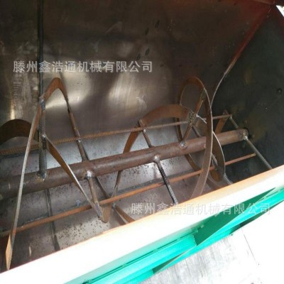 不銹鋼糧食飼料攪拌機臥式牛馬羊飼料拌料機臥式化工原料混合機