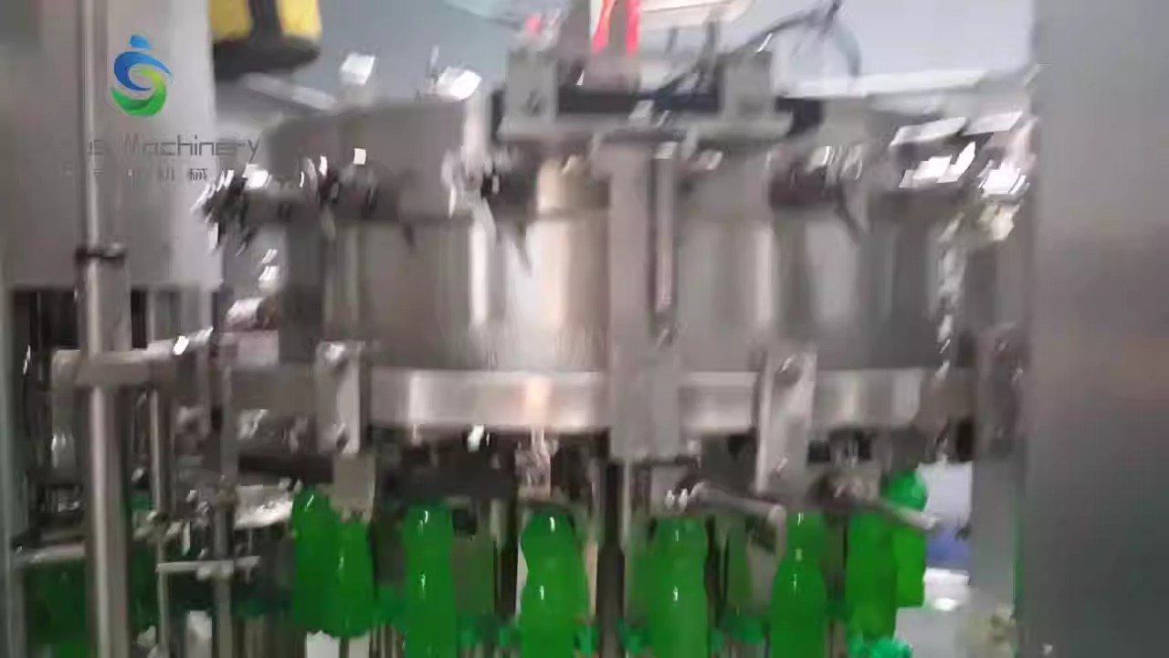 含汽碳酸飲料灌裝機 三合一灌裝機械設備 可灌水、碳酸飲料等