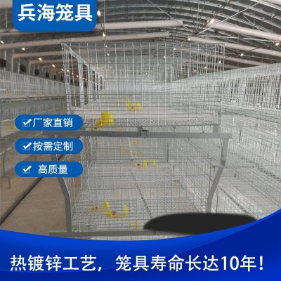 熱鍍鋅肉雞籠三層肉雞籠高品質(zhì)肉雞籠使用壽命長熱鍍鋅養(yǎng)殖設備