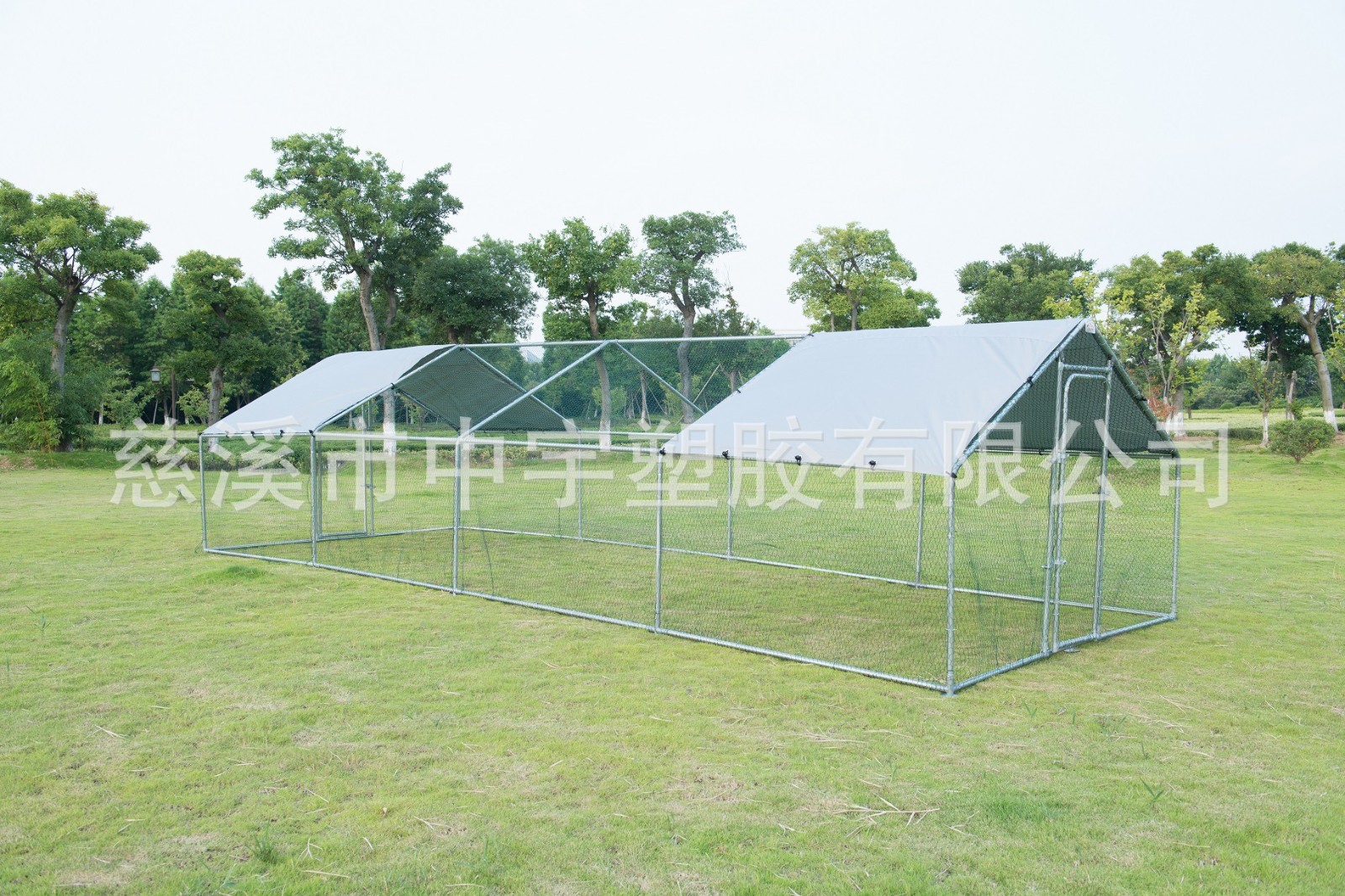 戶外大型鍍鋅管寵物雞籠狗籠兔籠易組裝 牢固 遮陽防雨 寵物籠子