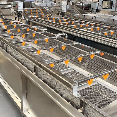 氣泡清洗機商用果蔬清洗機高壓噴淋鼓泡海鮮清洗設備不銹鋼洗菜機