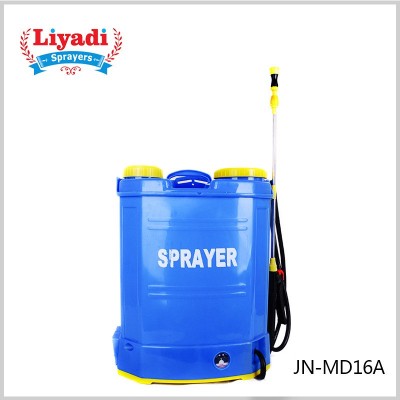 廠家直供16L 新款 電池可拆卸八角消毒疫防電動噴霧器批發