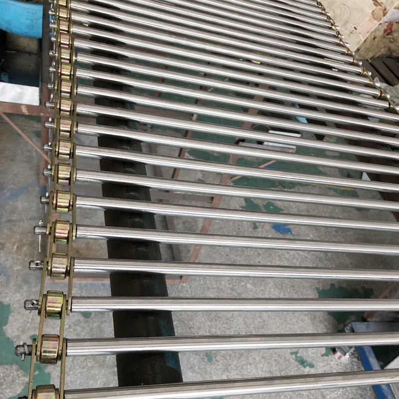 東莞供應(yīng)不銹鋼鏈條式輸送帶 金屬鏈桿式輸送帶流水線鏈片膠輪