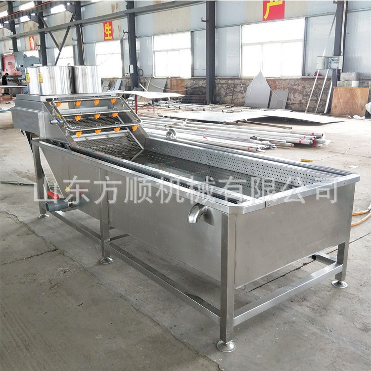 果蔬氣泡多功能清洗機 全自動鼓泡沖浪式清洗設備 小油菜清洗機