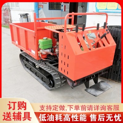 履帶運(yùn)輸車 1.2噸全地形履帶爬爬車 拉沙土拉礦石爬坡運(yùn)貨履帶車