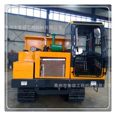 四川地區直供 工程履帶運輸車 自卸鏈條翻斗車7T履帶運輸車