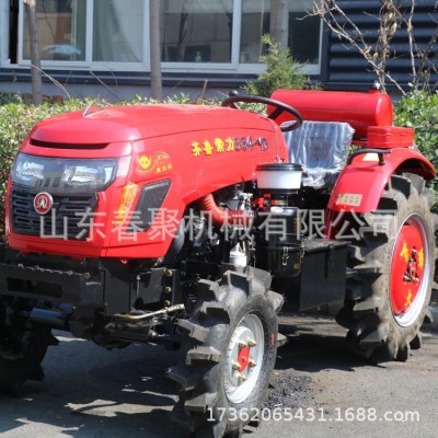 全新魯中504大棚王拖拉機低矮小巧馬力大使用方便四驅(qū)四缸補后價