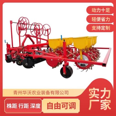 華沃多行洋蔥精播機 自走式多功能點播機 省時省力 播種效率高