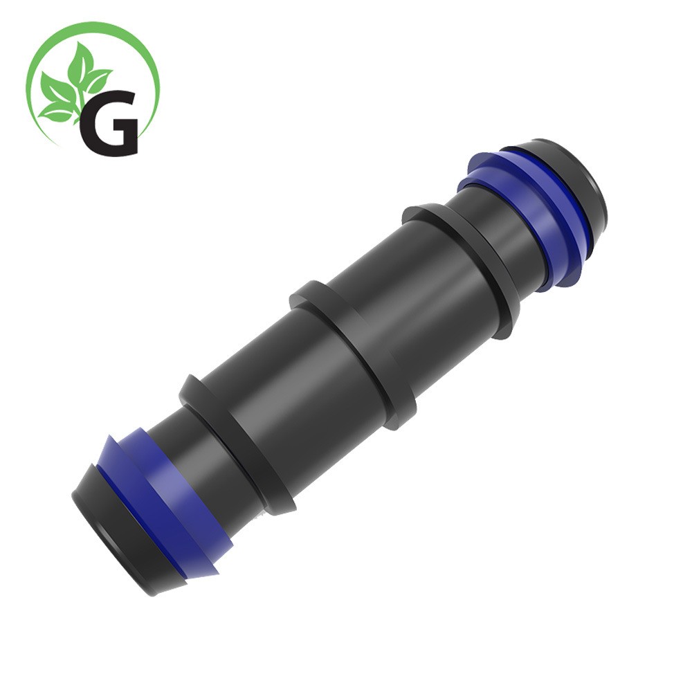 廠家供應 PE管直接 倒鉤毛管直接 滴灌管接頭帶加強環(huán)