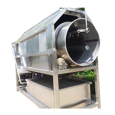 （熱銷單品）廠家供應(yīng)生姜土豆等塊莖滾筒噴淋清洗機(jī)