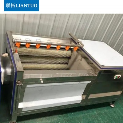 商用毛刷土豆清洗機 紅薯西洋參黃精清洗去皮設備 全自動洗藥機