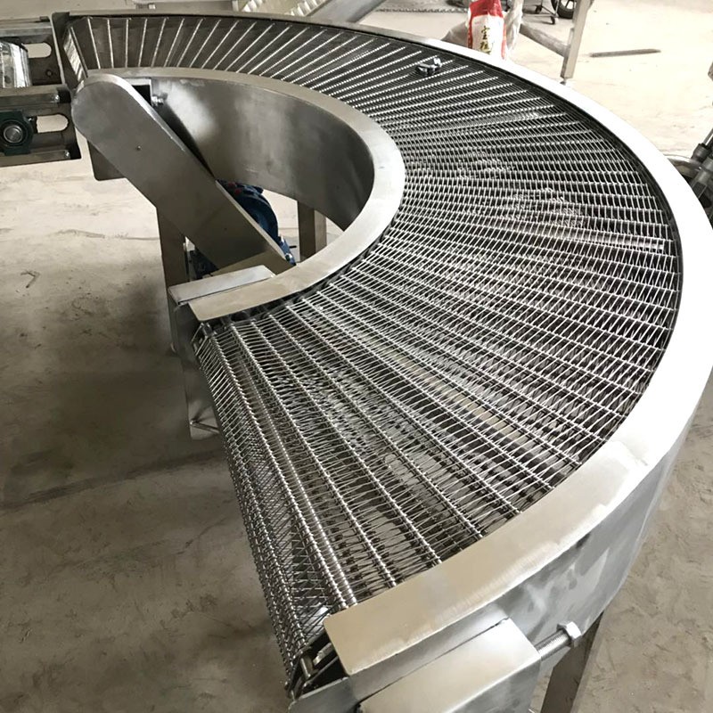 帶式輸送機設備 90度網帶輸送轉彎機 180°轉彎輸送機流水線