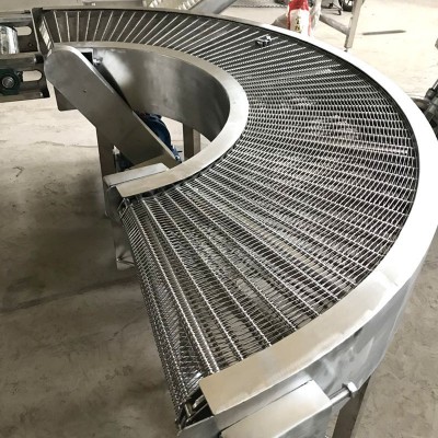 帶式輸送機(jī)設(shè)備 90度網(wǎng)帶輸送轉(zhuǎn)彎機(jī) 180°轉(zhuǎn)彎輸送機(jī)流水線