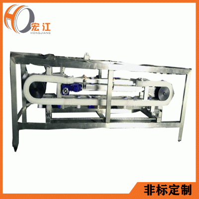 廠家定制小型夾瓶輸送線琉璃瓶傳送帶小罐裝生產線塑料鏈板輸送機