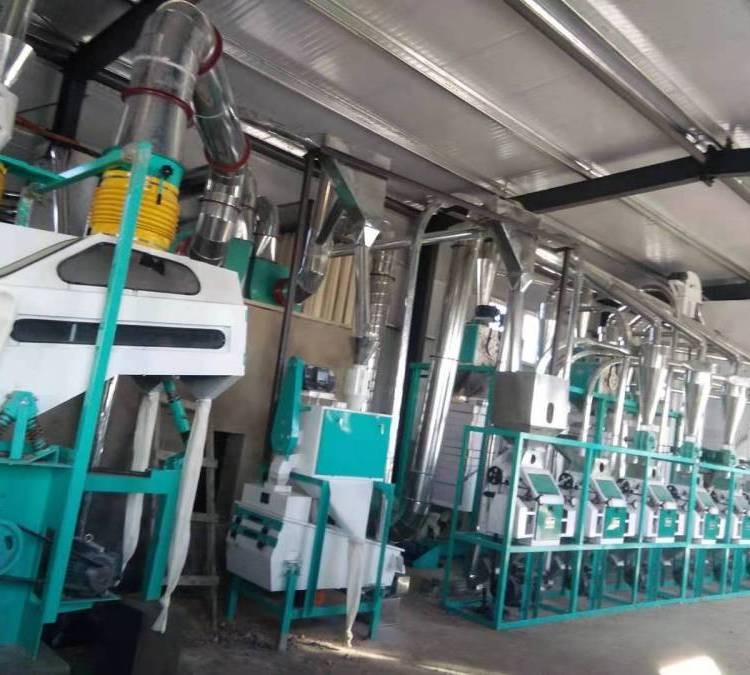 中小型面粉加工成套機(jī)械全自動小麥磨粉機(jī)械設(shè)備流水線
