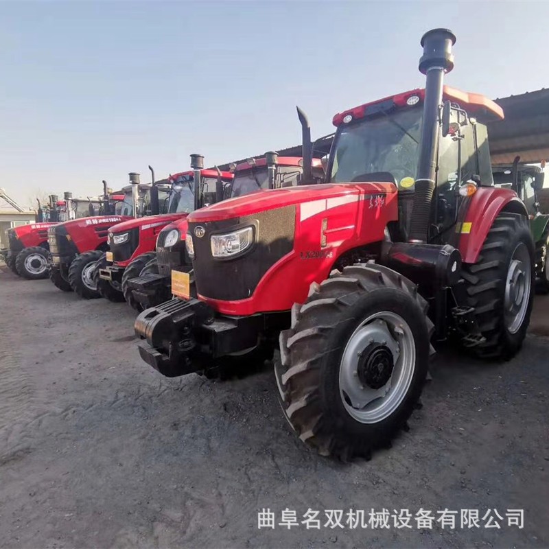 國三動力1400兩驅東方紅拖拉機 全新補后150馬力農用耕地機