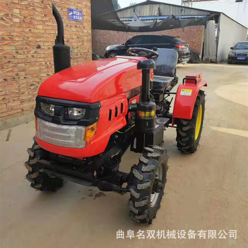 304型單缸四驅拖拉機 專用果園微耕機 小型手扶松土旋耕機