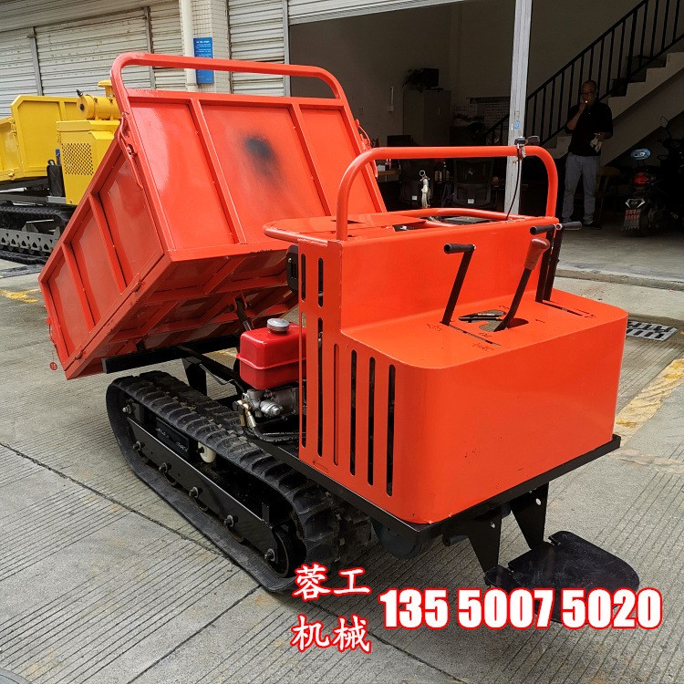 批發爬山虎 成都履帶運輸車 載重量1噸 12匹馬力 液壓自卸