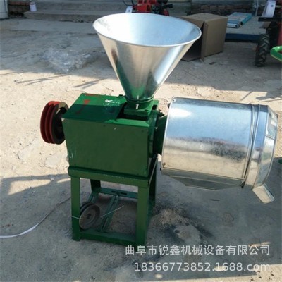 面坊用打面機單相電雜糧磨面機180家用小型磨粉機玉米麥麩分離機