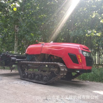 32馬力遙控自走式耕地機果園智能履帶式松土機耕副1.2米微耕機