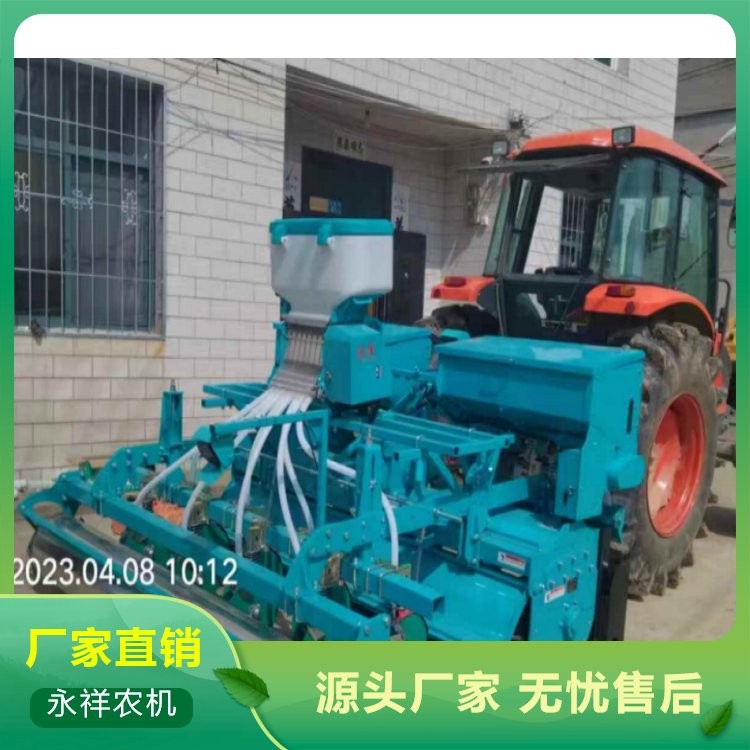 精量條播功能種肥一體機(jī) 旋耕、施肥、播種、開溝排水功能。