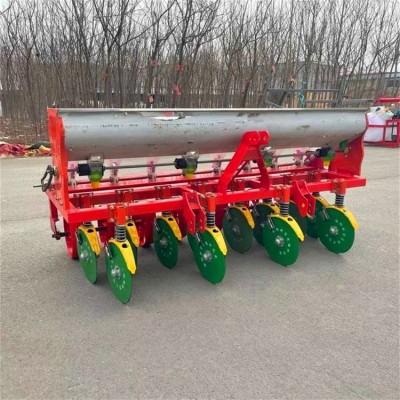 8行谷子高梁播種機 圓盤開溝藥材精播機 華晨蒼術白術育苗直播機