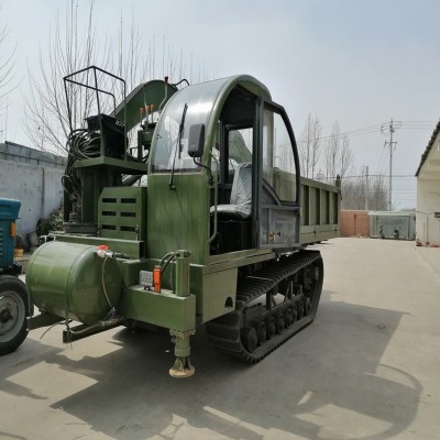 柴油履帶車自卸式 四驅爬山虎履帶隨車挖 農(nóng)用運輸隨車挖價格