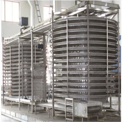 TZ-5面食雙螺旋速凍設(shè)備 雞爪單螺旋速凍機 騰澤