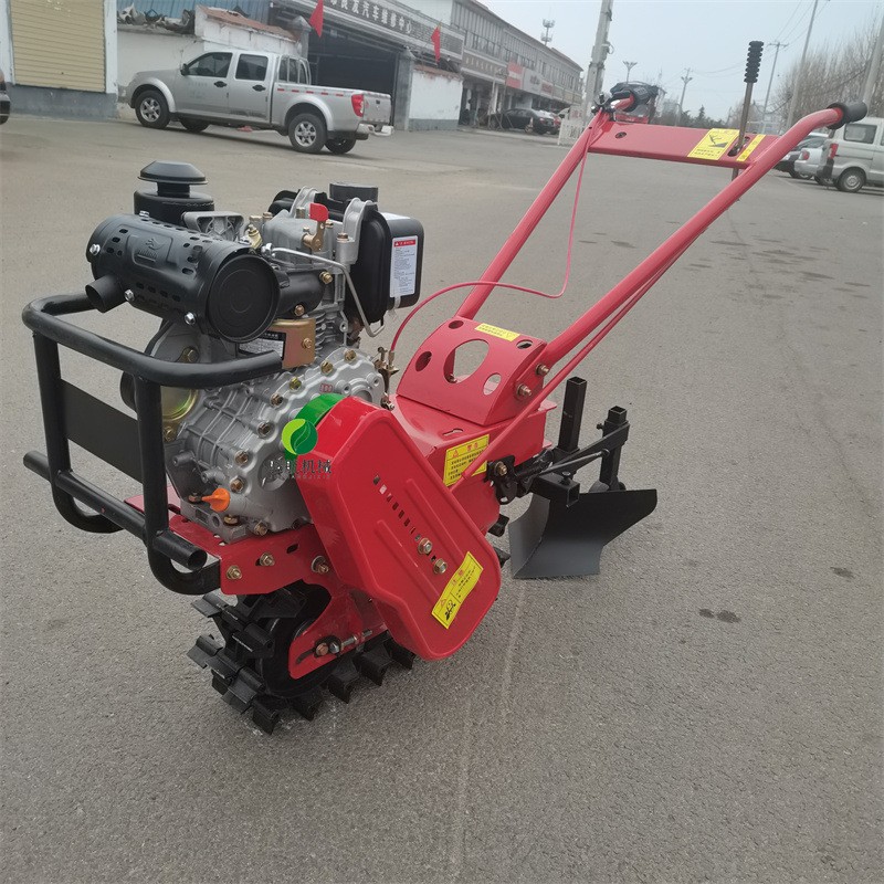 家用小型鏈軌微耕機(jī) 旋耕除草自走式耕地機(jī) 獨(dú)輪扣半趟地犁地機(jī)
