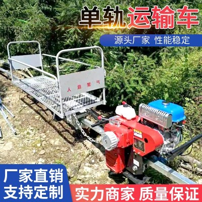 單軌運(yùn)輸車 山地單軌道爬坡小火車 雙軌道運(yùn)輸車輛 爬山虎農(nóng)用軌道機(jī)