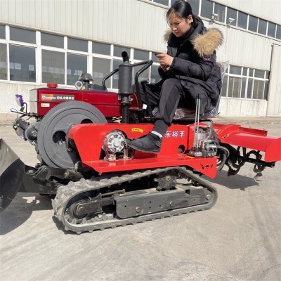 25馬力多功能履帶旋耕機 田園管理機 小型耕地機