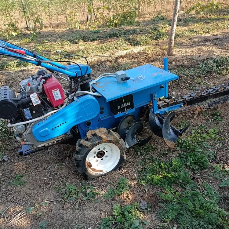 豐超 手推鏈條開(kāi)溝機(jī) 柴油埋水管挖溝機(jī) 電光纜打溝機(jī)