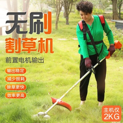 無刷充電式電動割草機背負園林打草機割灌機農用家用果園除草機
