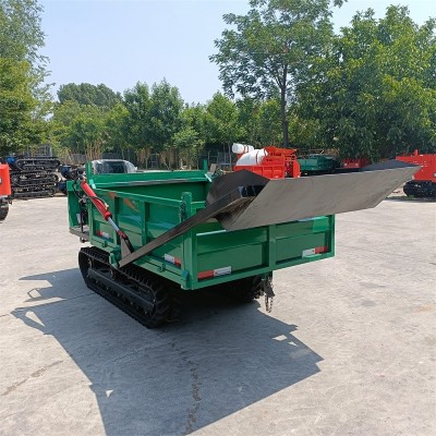 1.5噸自上料履帶運(yùn)輸車(chē) 液壓后翻斗履帶爬山虎 全地形農(nóng)用履帶車(chē)