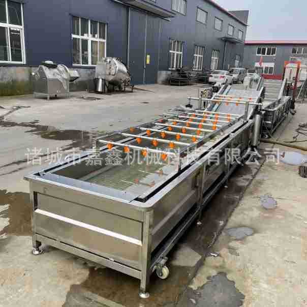 全自動海帶清洗機 裙帶菜氣泡翻滾清洗設備 海白菜洗菜清洗流水線