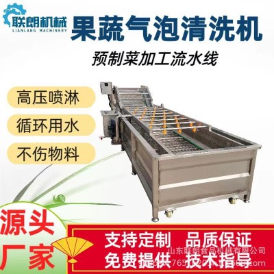 大白菜氣泡清洗機(jī)芋頭地瓜噴淋式洗菜機(jī)果蔬多功能去泥沙清洗設(shè)備