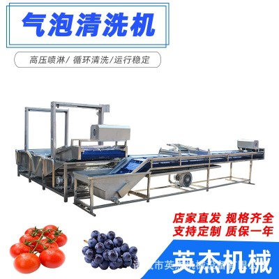 鮮食玉米加工設備冷凍肉類解凍清洗全自動海藻類去鹽機果蔬清洗機