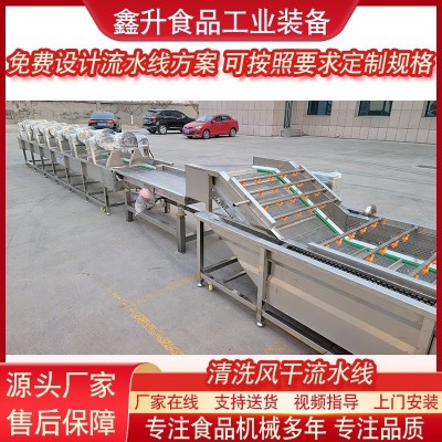 藍(lán)莓清洗機(jī) 全自動果蔬清洗風(fēng)干流水線 不銹鋼毛豆清洗風(fēng)干設(shè)備