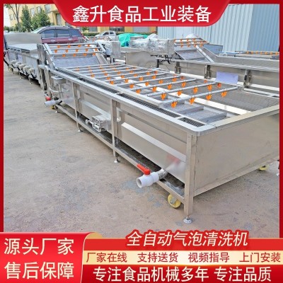 全自動玉米果蔬清洗機(jī) 草莓噴淋式氣泡清洗機(jī) 預(yù)制菜清洗加工設(shè)備
